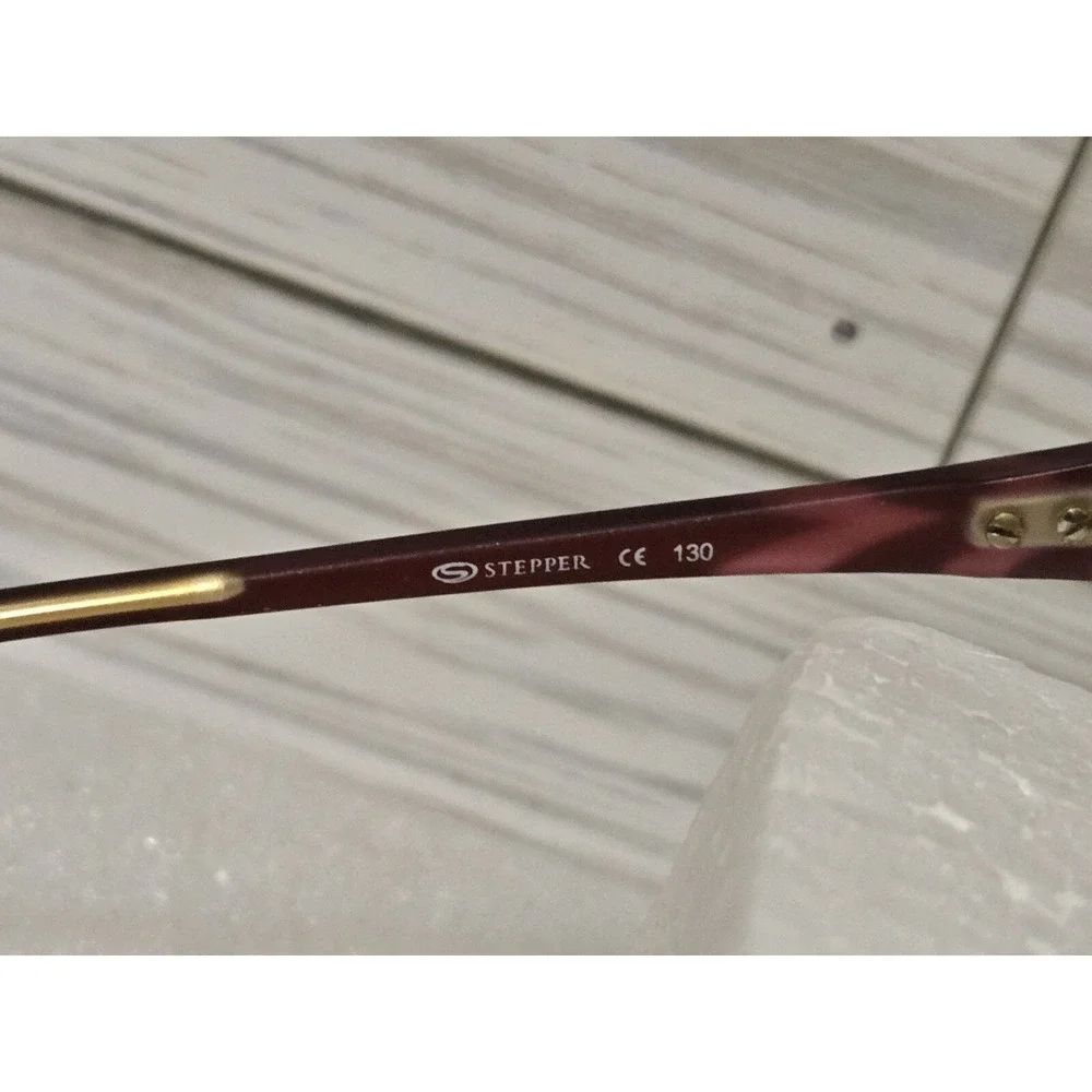 Stepper SI-50118 Rose Pink F032 52 x 16‎ 130 mm Titanium Eyeglass Frame